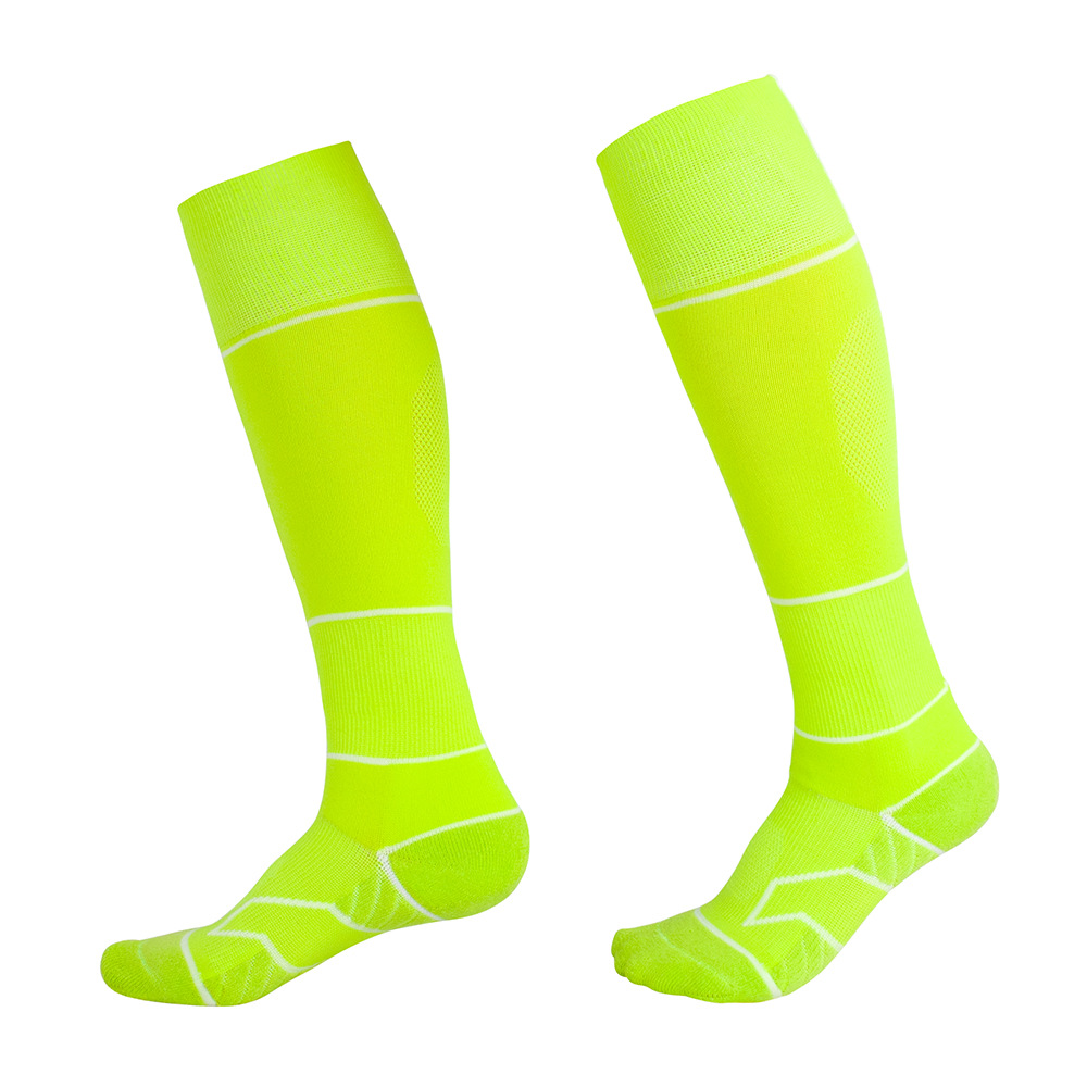 Long-barreled Football Socks Terry Towel Bottom Socks Logo Socks Children Adult Training Compression Socks